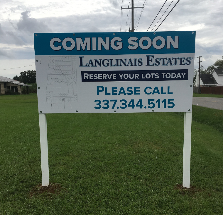 Signs - Langlinais Estates photo