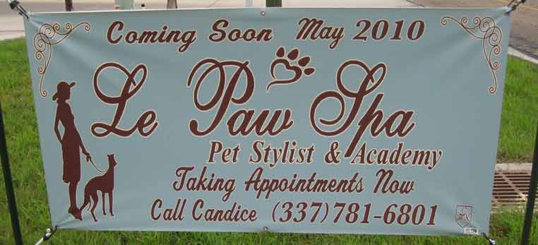 Event Graphic - Le Paw Spa photo