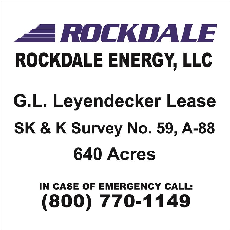 Well Lease Sign 36 x 36 photo