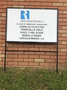 Well Lease Sign
