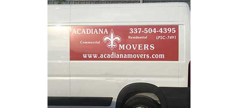Decals - Acadiana Movers photo