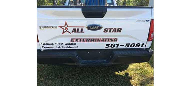 Decals - All Star Exterminating Bumper Decal photo