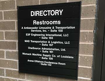 Signs - Exterior Restroom Signage photo