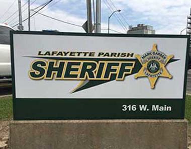 Lafayette Sheriff Sign